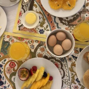 Individual resinado pasley amarillo