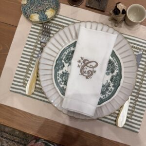 Individual espiga arena con rayita verde